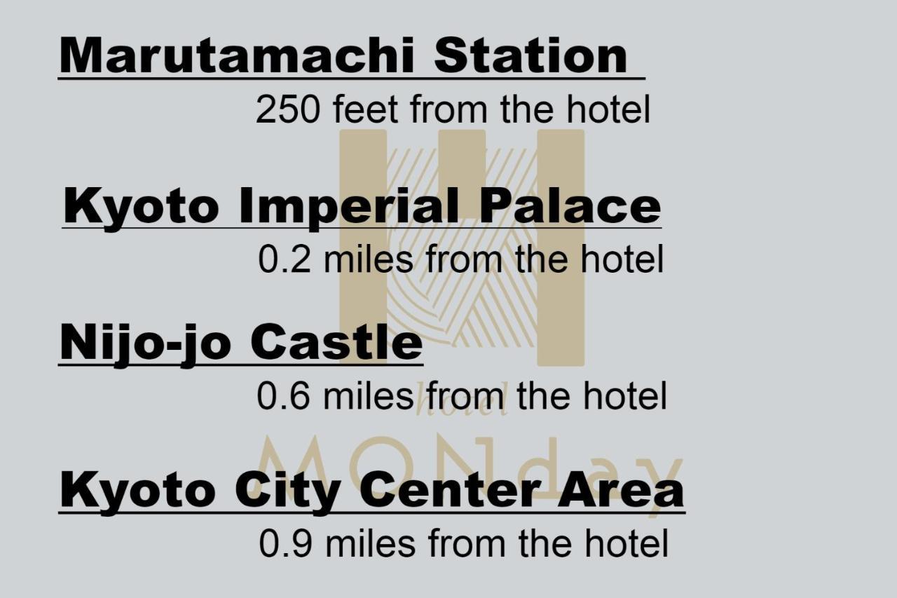 Hotel Monday Kyoto Marutamachi Ngoại thất bức ảnh